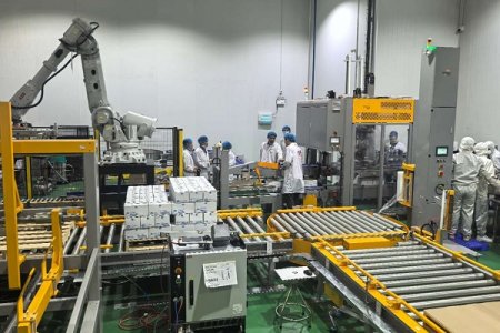 青島艾訊在越南某大型食品企業(yè)自動(dòng)包裝線(xiàn)項(xiàng)目竣工